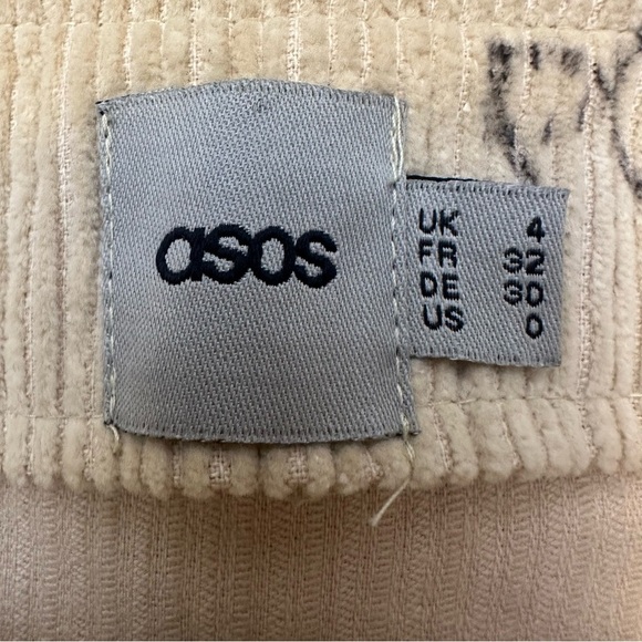 ASOS Cream Midi Cargo Skirt for Work - Picture 3 of 5